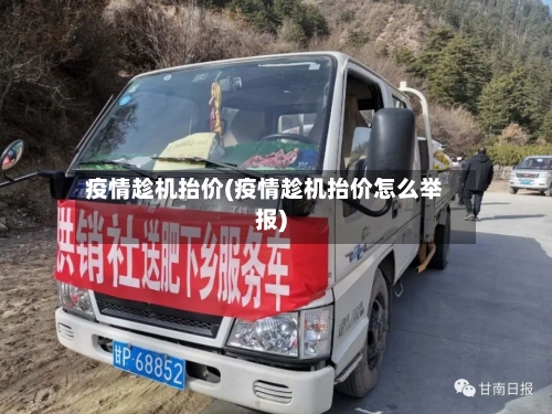 疫情趁机抬价(疫情趁机抬价怎么举报)-第2张图片