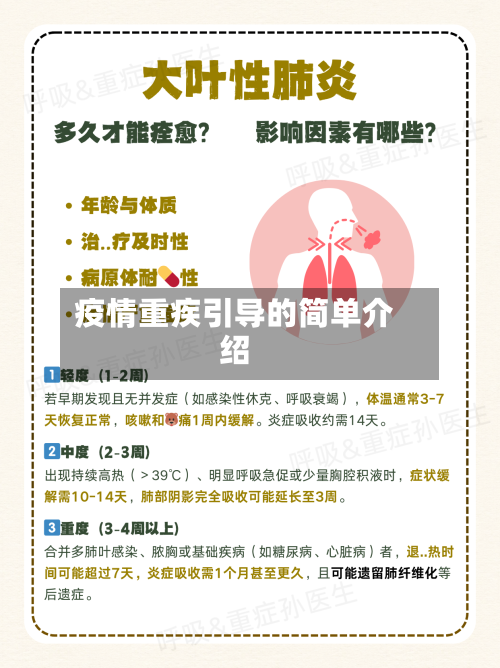 疫情重疾引导的简单介绍