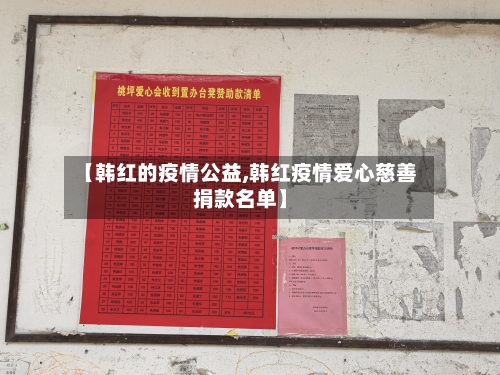 【韩红的疫情公益,韩红疫情爱心慈善捐款名单】
