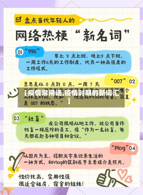 【疫情常用语,疫情时期的新词汇】-第3张图片