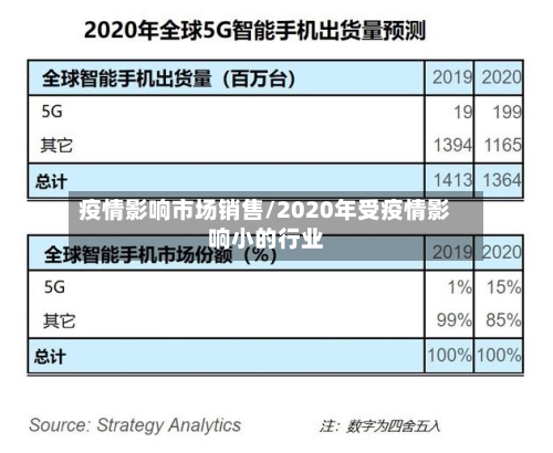 疫情影响市场销售/2020年受疫情影响小的行业