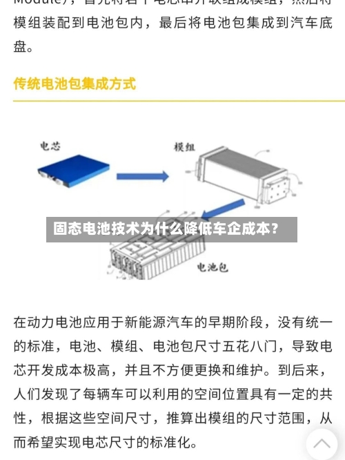 固态电池技术为什么降低车企成本?-第3张图片
