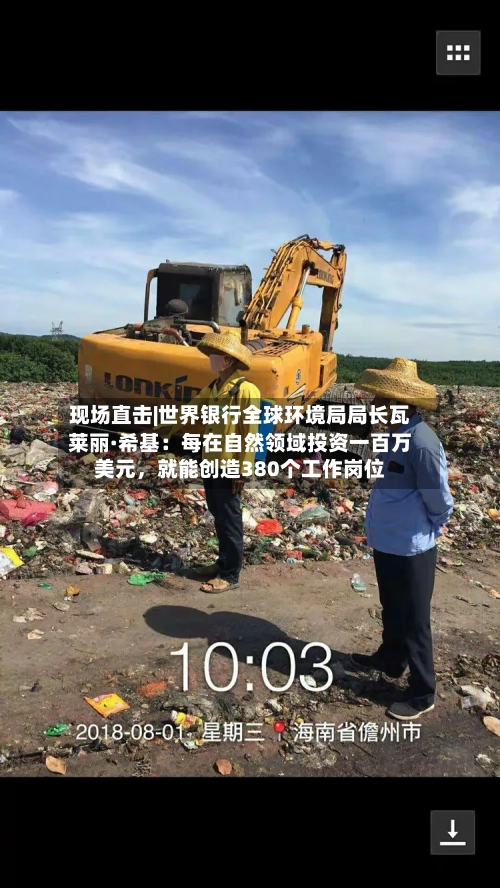 现场直击|世界银行全球环境局局长瓦莱丽·希基：每在自然领域投资一百万美元	，就能创造380个工作岗位-第2张图片