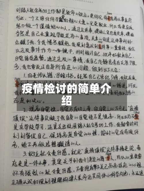 疫情检讨的简单介绍-第3张图片