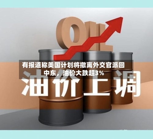 有报道称美国计划将撤离外交官派回中东，油价大跌超3%-第2张图片