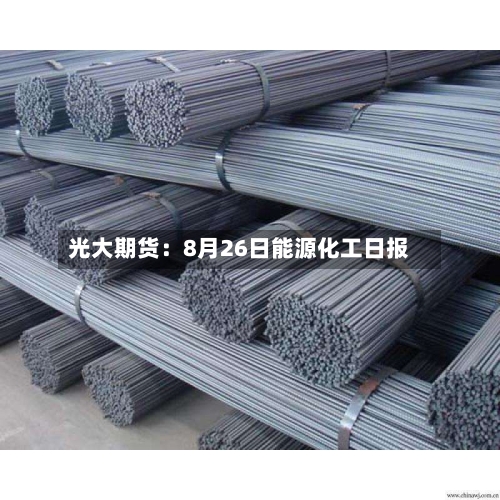 光大期货：8月26日能源化工日报-第2张图片