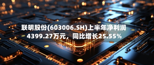 联明股份(603006.SH)上半年净利润4399.27万元	，同比增长25.55%-第2张图片