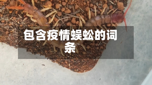 包含疫情蜈蚣的词条-第2张图片