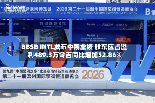 BBSB INTL发布中期业绩 股东应占溢利489.3万令吉同比增加52.86%