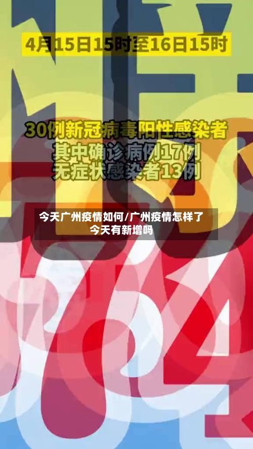今天广州疫情如何/广州疫情怎样了今天有新增吗-第2张图片